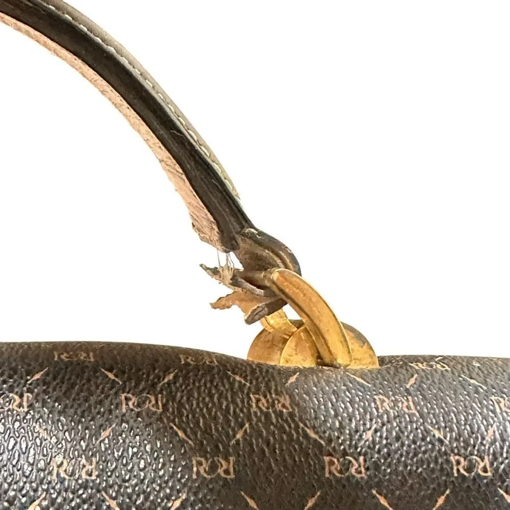 Ambassador Roberta Vintage Elegant Shoulder Briefcase Unisex